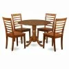 Coupon 🔔 Round East West Furniture Dublin 5 Piece Drop Leaf Dining Table Set With Milan Wooden Seat Chairs 🔔 1 Coupon 🔔 Round East West Furniture Dublin 5 Piece Drop Leaf Dining Table Set With Milan Wooden Seat Chairs 🔔 -Kitchen Sales Store masterEASE402