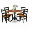 Brand new ๐ Round East West Furniture Dublin 5 Piece Drop Leaf Dining Table Set With Parfait Wooden Seat Chairs ๐งจ 1 Brand new ๐ Round East West Furniture Dublin 5 Piece Drop Leaf Dining Table Set With Parfait Wooden Seat Chairs ๐งจ -Kitchen Sales Store masterEASE416