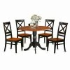 Wholesale 🛒 Round East West Furniture Dublin 5 Piece Drop Leaf Dining Table Set With Quincy Wooden Seat Chairs 👍 1 Wholesale 🛒 Round East West Furniture Dublin 5 Piece Drop Leaf Dining Table Set With Quincy Wooden Seat Chairs 👍 -Kitchen Sales Store masterEASE425