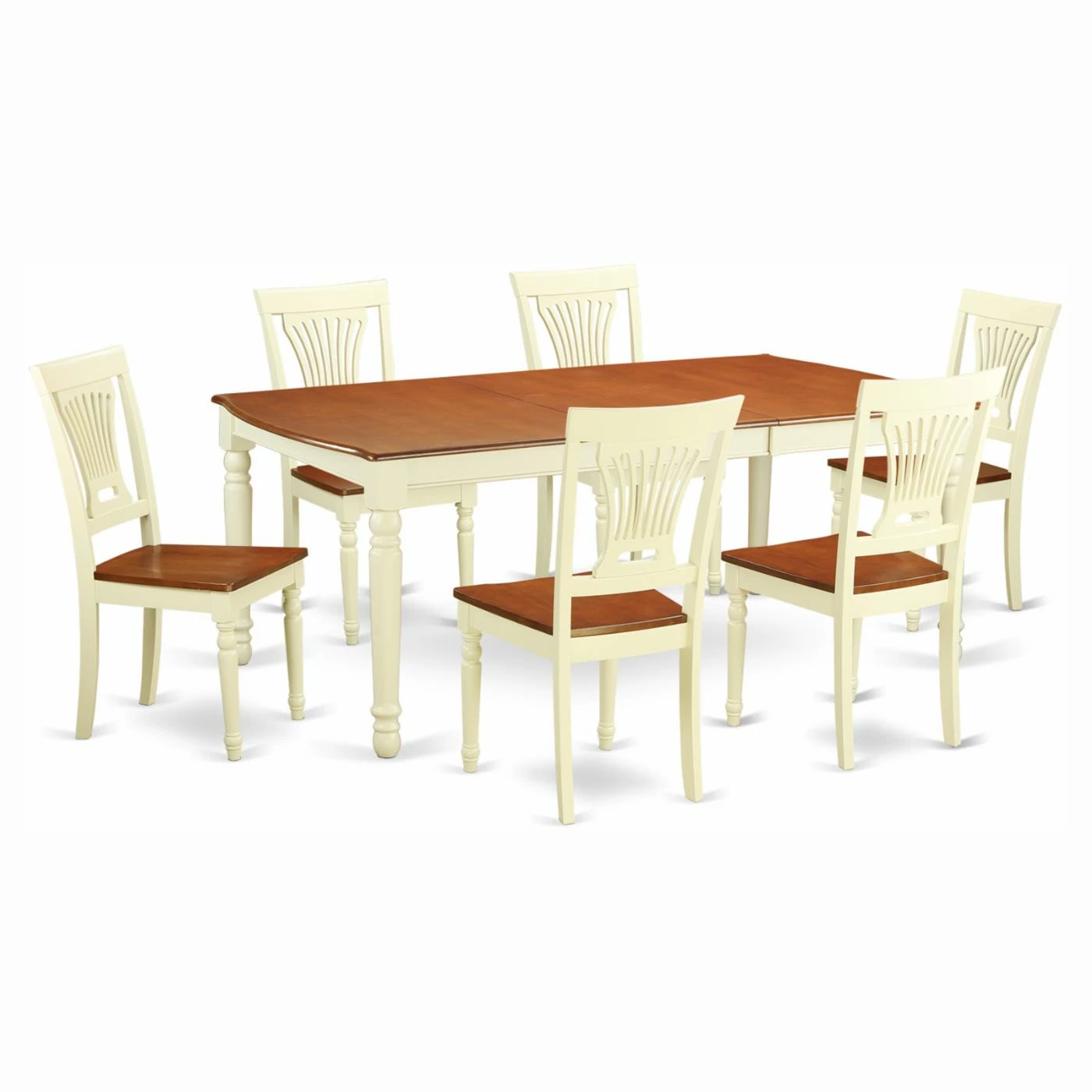 New 😉 Rectangle East West Furniture Dover 7 Piece Extension Rectangular Dining Table Set With Plainview Wooden Seat Chairs 🎁 3 New 😉 Rectangle East West Furniture Dover 7 Piece Extension Rectangular Dining Table Set With Plainview Wooden Seat Chairs 🎁