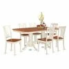 Buy 🔥 Rectangle East West Furniture Napoleon 7 Piece Trestle Dining Table Set With Avon Chairs 🤩 -Kitchen Sales Store masterEASE567