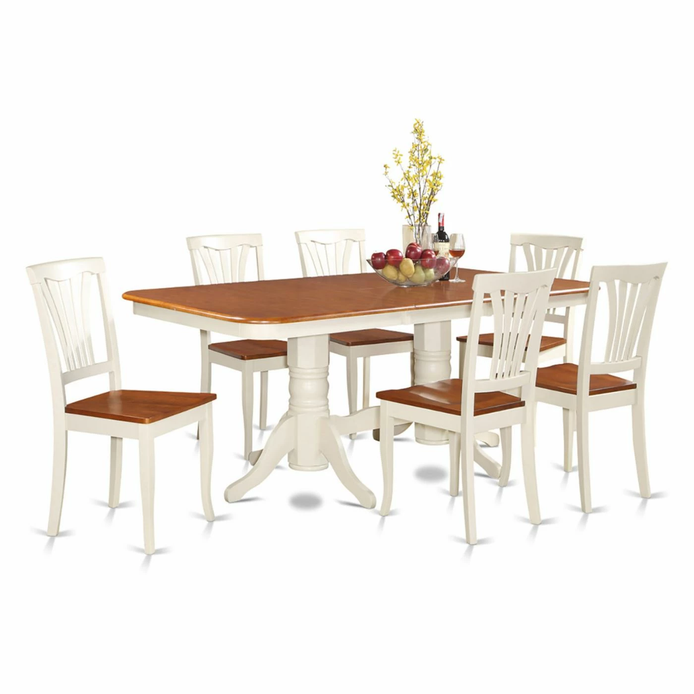 Buy ๐ฅ Rectangle East West Furniture Napoleon 7 Piece Trestle Dining Table Set With Avon Chairs ๐คฉ 3 Buy ๐ฅ Rectangle East West Furniture Napoleon 7 Piece Trestle Dining Table Set With Avon Chairs ๐คฉ