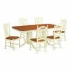 Best Sale 😉 Rectangle East West Furniture Napoleon 7 Piece Trestle Dining Table Set With Dover Wooden Chairs 👏 2 Best Sale 😉 Rectangle East West Furniture Napoleon 7 Piece Trestle Dining Table Set With Dover Wooden Chairs 👏 -Kitchen Sales Store masterEASE570
