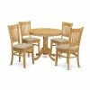 Cheap 😍 Round East West Furniture 5 Piece Hepplewhite Modern Kitchen Dinette Dining Table Set 🤩 2 Cheap 😍 Round East West Furniture 5 Piece Hepplewhite Modern Kitchen Dinette Dining Table Set 🤩 -Kitchen Sales Store masterEASE606