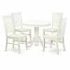 Cheap 🤩 Casual Dining Sets East West Furniture 5 Piece Thin Slat Back Kitchen Dinette Dining Table Set 👏 -Kitchen Sales Store masterEASE608