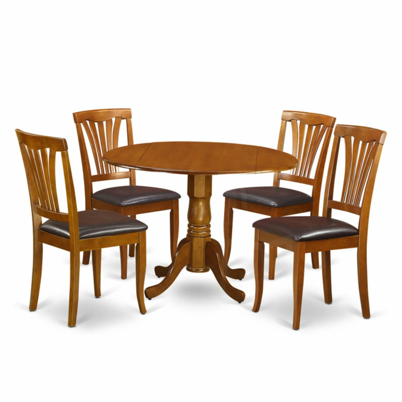 Best deal π₯° Round East West Furniture 5 Piece Lath Back Drop Leaf Dinette Dining Table Set π 3 Best deal π₯° Round East West Furniture 5 Piece Lath Back Drop Leaf Dinette Dining Table Set π