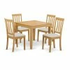 Buy 🎉 Square East West Furniture 5 Piece Splat Back Breakfast Nook Dining Table Set 🛒 -Kitchen Sales Store masterEASE628