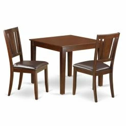 Coupon ✨ Square East West Furniture 3 Piece Scotch Art Breakfast Nook Dining Table Set 😉