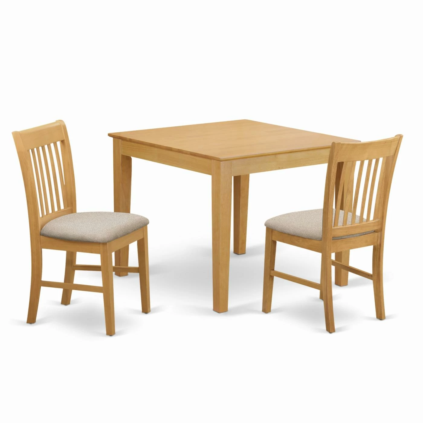 Best Sale 🛒 Square East West Furniture 3 Piece Slat Back Breakfast Nook Dining Table Set 👏 3 Best Sale 🛒 Square East West Furniture 3 Piece Slat Back Breakfast Nook Dining Table Set 👏