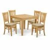 Top 10 😍 Square East West Furniture 5 Piece Hepplewhite Modern Breakfast Nook Dining Table Set 😍 -Kitchen Sales Store masterEASE650