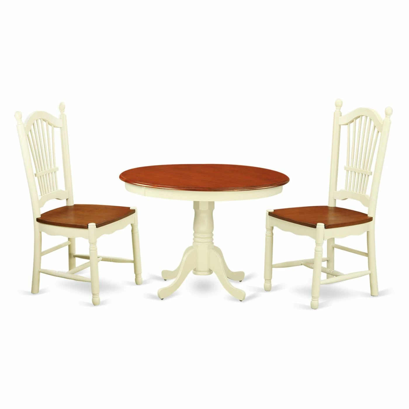 Hot Sale ⭐ Casual Dining Sets East West Furniture Hartland 3 Piece Sheaf Back Dining Table Set 🔔 3 Hot Sale ⭐ Casual Dining Sets East West Furniture Hartland 3 Piece Sheaf Back Dining Table Set 🔔