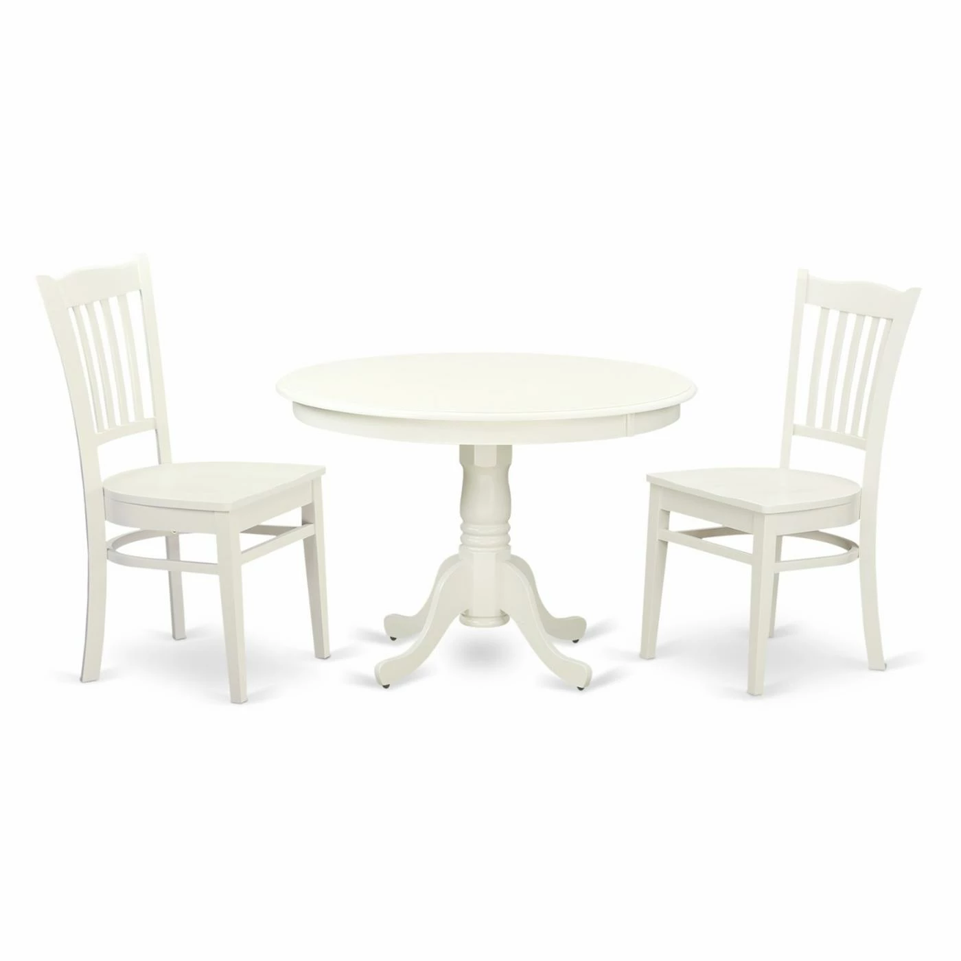 Hot Sale π Round East West Furniture Hartland 3 Piece Comb Back Dining Table Set π€© 3 Hot Sale π Round East West Furniture Hartland 3 Piece Comb Back Dining Table Set π€©