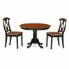 Flash Sale ✨ Casual Dining Sets East West Furniture Hartland 3 Piece Keyhole Dining Table Set 🔥 -Kitchen Sales Store masterEASE711