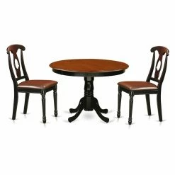 Flash Sale ✨ Casual Dining Sets East West Furniture Hartland 3 Piece Keyhole Dining Table Set 🔥