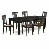 Cheap 😀 Rectangle East West Furniture Logan 7 Piece Lath Back Dining Table Set ❤️ -Kitchen Sales Store masterEASE746