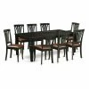 Buy 🎁 Rectangle East West Furniture Logan 9 Piece Lath Back Dining Table Set ⭐ -Kitchen Sales Store masterEASE747