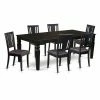 Coupon ⭐ Rectangle East West Furniture Logan 7 Piece Scotch Art Dining Table Set 🛒 -Kitchen Sales Store masterEASE755