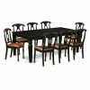 Discount 🥰 Casual Dining Sets East West Furniture Logan 9 Piece Keyhole Dining Table Set 👍 -Kitchen Sales Store masterEASE762