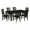 Cheap ⭐ Rectangle East West Furniture Logan 7 Piece Thin Slat Dining Table Set 🛒 -Kitchen Sales Store masterEASE785