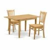 Top 10 🥰 Rectangle East West Furniture Norfolk 3 Piece Comb Back Dining Table Set ⭐ -Kitchen Sales Store masterEASE860