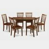 Top 10 ❤️ Rectangle East West Furniture Norfolk 7 Piece Straight Ladder Back Dining Table Set 🎁 -Kitchen Sales Store masterEASE870