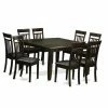 Buy 🌟 Square East West Furniture Parfait 9 Piece Sheraton Dining Table Set 😍 -Kitchen Sales Store masterEASE898