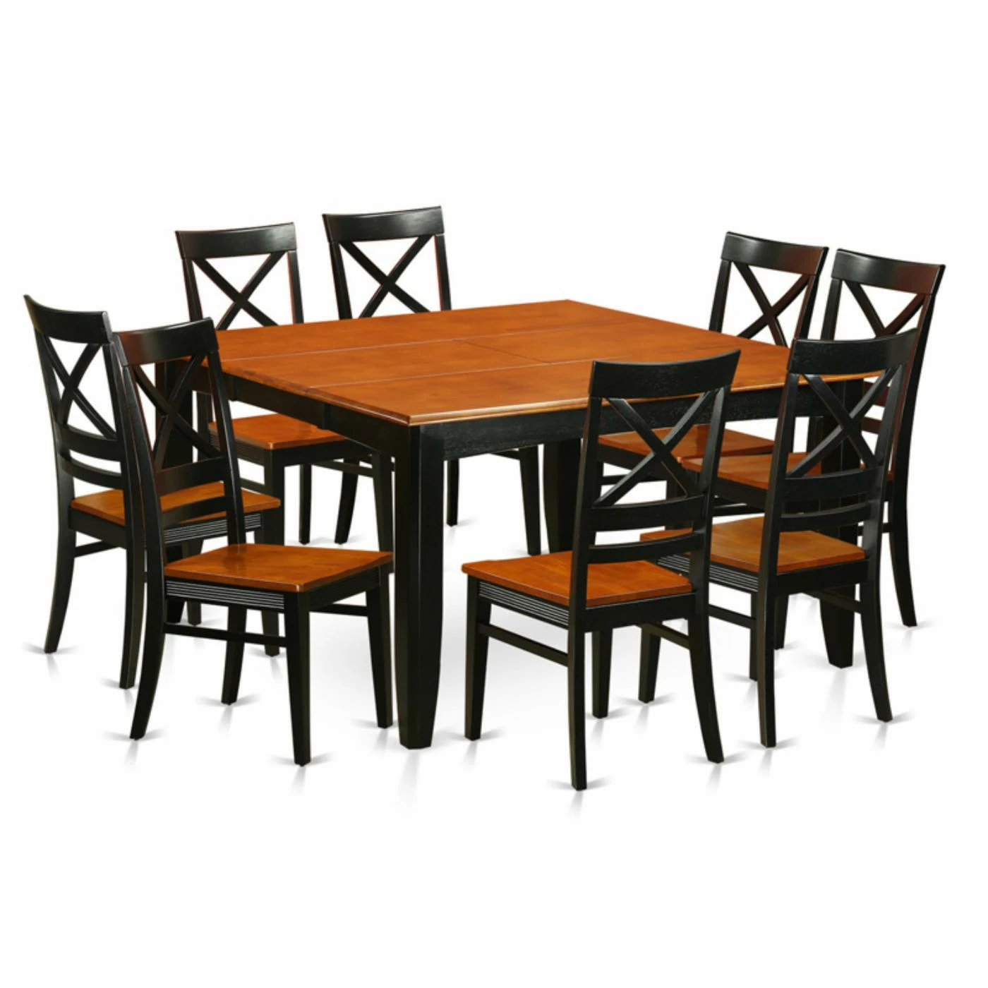 Brand new β Square East West Furniture Parfait 9 Piece Cross-And-Ladder Dining Table Set π 3 Brand new β Square East West Furniture Parfait 9 Piece Cross-And-Ladder Dining Table Set π