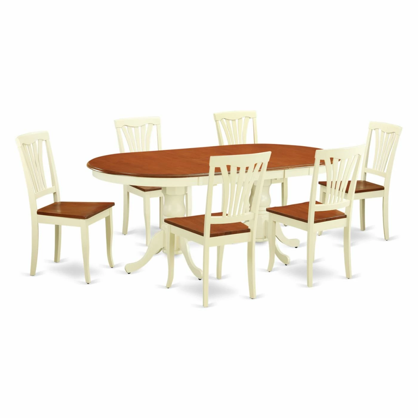 Deals ๐ฅ Oval East West Furniture Plainville 7 Piece Lath Back Dining Table Set ๐ 3 Deals ๐ฅ Oval East West Furniture Plainville 7 Piece Lath Back Dining Table Set ๐