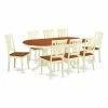 Brand new 𧨠Oval East West Furniture Plainville 9 Piece Lath Back Dining Table Set 𧨠1 Brand new 𧨠Oval East West Furniture Plainville 9 Piece Lath Back Dining Table Set 𧨠-Kitchen Sales Store masterEASE936