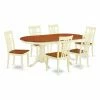 Flash Sale 😉 Oval East West Furniture Plainville 7-Piece Lattice-back Dining Table Set 🛒 2 Flash Sale 😉 Oval East West Furniture Plainville 7-Piece Lattice-back Dining Table Set 🛒 -Kitchen Sales Store masterEASE998