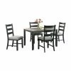 Cheap 👍 Rectangle Picket House Furnishings Kona 5 Piece Dining Table Set 🤩