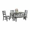 Brand new ❤️ Rectangle Picket House Furnishings Kona 6 Piece Dining Table Set 🎁