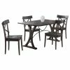 Buy ⌛ Rectangle Picket House Furnishings Camden 5 Piece Folding Top Dining Set ✨ -Kitchen Sales Store masterELET1094