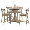 Outlet 🛒 Picket House Furnishings Keaton 5 Piece Round Counter Height Dining Set 🛒