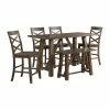 Best Pirce 🧨 Rectangle Picket House Furnishings Regan 6 Piece Counter Height Dining Set 🔥 -Kitchen Sales Store masterELET1203
