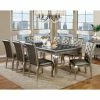 Outlet 🥰 Rectangle Furniture Of America Sylera 9-Piece Dining Set 👏 -Kitchen Sales Store masterENLB2815