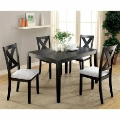 Best deal 🔥 Rectangle Furniture Of America Demarca 5 Piece Casual Dining Set ⭐