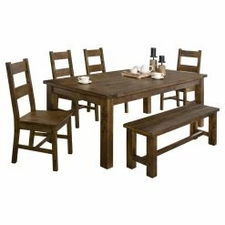 Best reviews of 🤩 Rectangle Furniture Of America Belton 6 Piece Dining Table Set ✔️