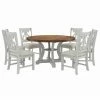 Promo ✨ Furniture Of America Mudd Transitional 7-Piece Round Dining Table Set 🌟 -Kitchen Sales Store masterENLB5711