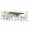 Cheap 🎉 Rectangle Furniture Of America Mudd Transitional 7-Piece Dining Set 😀 -Kitchen Sales Store masterENLB5712