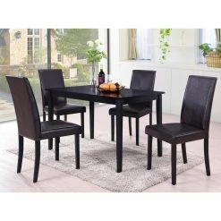 Brand new 🎉 Rectangle Best Master Furniture Melisa 5 Piece Dining Table Set 🔥