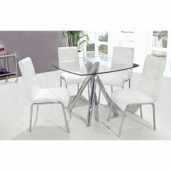 Best reviews of 😉 Best Master Furniture Square 5 Piece Dining Table Set ⌛
