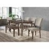 Discount 🥰 Rectangle Best Master Furniture Mindy Rectangular 6 Piece Dining Set 👍 -Kitchen Sales Store masterFIRR242