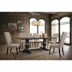 Best reviews of 🤩 Rectangle Best Master Furniture Michelle Rectangular 7 Piece Dining Set ✨