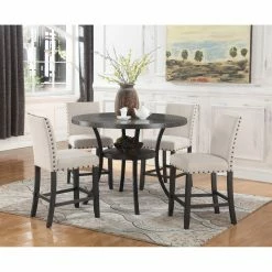 Flash Sale ✔️ Best Master Furniture Darlington Round 5 Piece Counter Height Dining Set ❤️