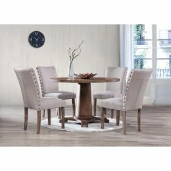 Hot Sale 💯 Best Master Furniture Carey Round 5 Piece Round Dining Set 👏