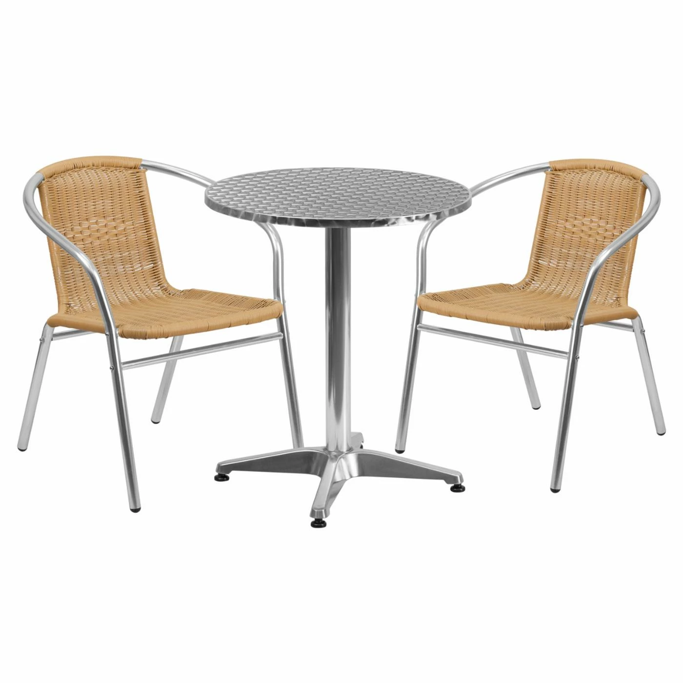 Cheapest โ๏ธ Flash Furniture 23.5 In. Round Aluminum Indoor-Outdoor Table With 2 Rattan Arm Chairs ๐ 3 Cheapest โ๏ธ Flash Furniture 23.5 In. Round Aluminum Indoor-Outdoor Table With 2 Rattan Arm Chairs ๐