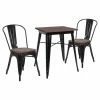 New 🔔 Flash Furniture 3 Piece 26 In. Square Dining Table Set 🎁 -Kitchen Sales Store masterFLSH2236