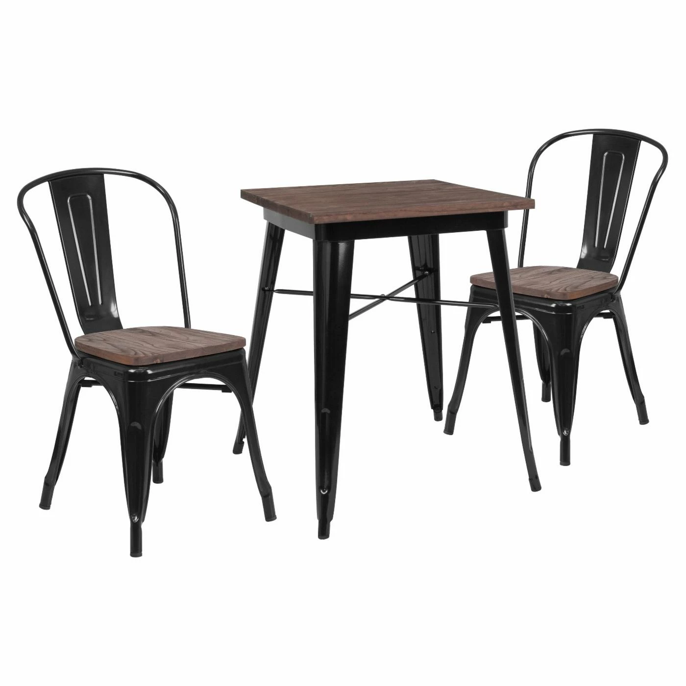 New 🔔 Flash Furniture 3 Piece 26 In. Square Dining Table Set 🎁 3 New 🔔 Flash Furniture 3 Piece 26 In. Square Dining Table Set 🎁
