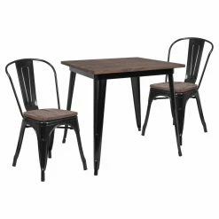 Budget 👍 Flash Furniture 5 Piece 32 In. Square Dining Table Set ⭐